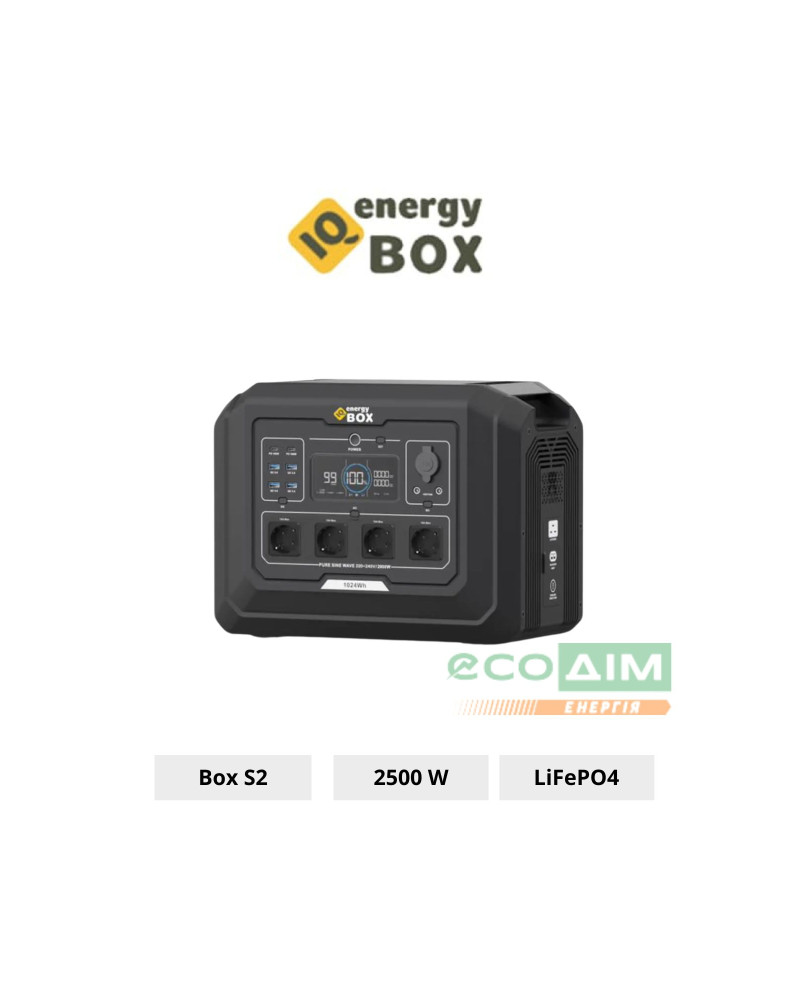 Портативна електростанція IQ Energy Box S2 2500W 