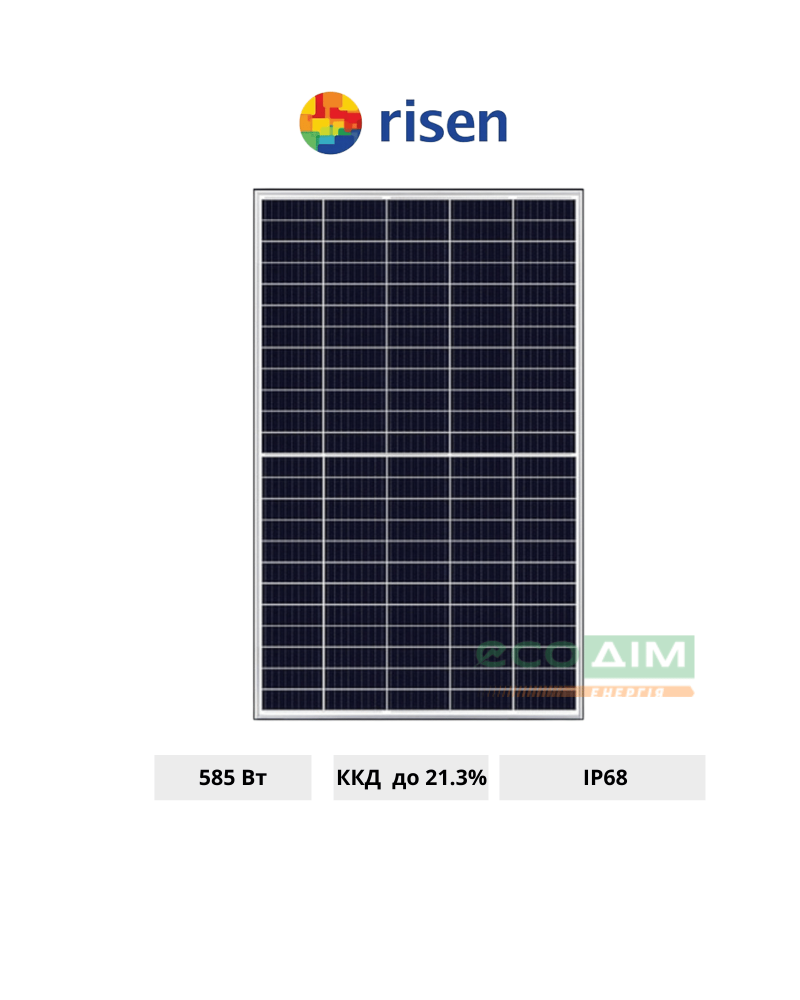 Сонячна панель Risen Energy RSM120-8-585M